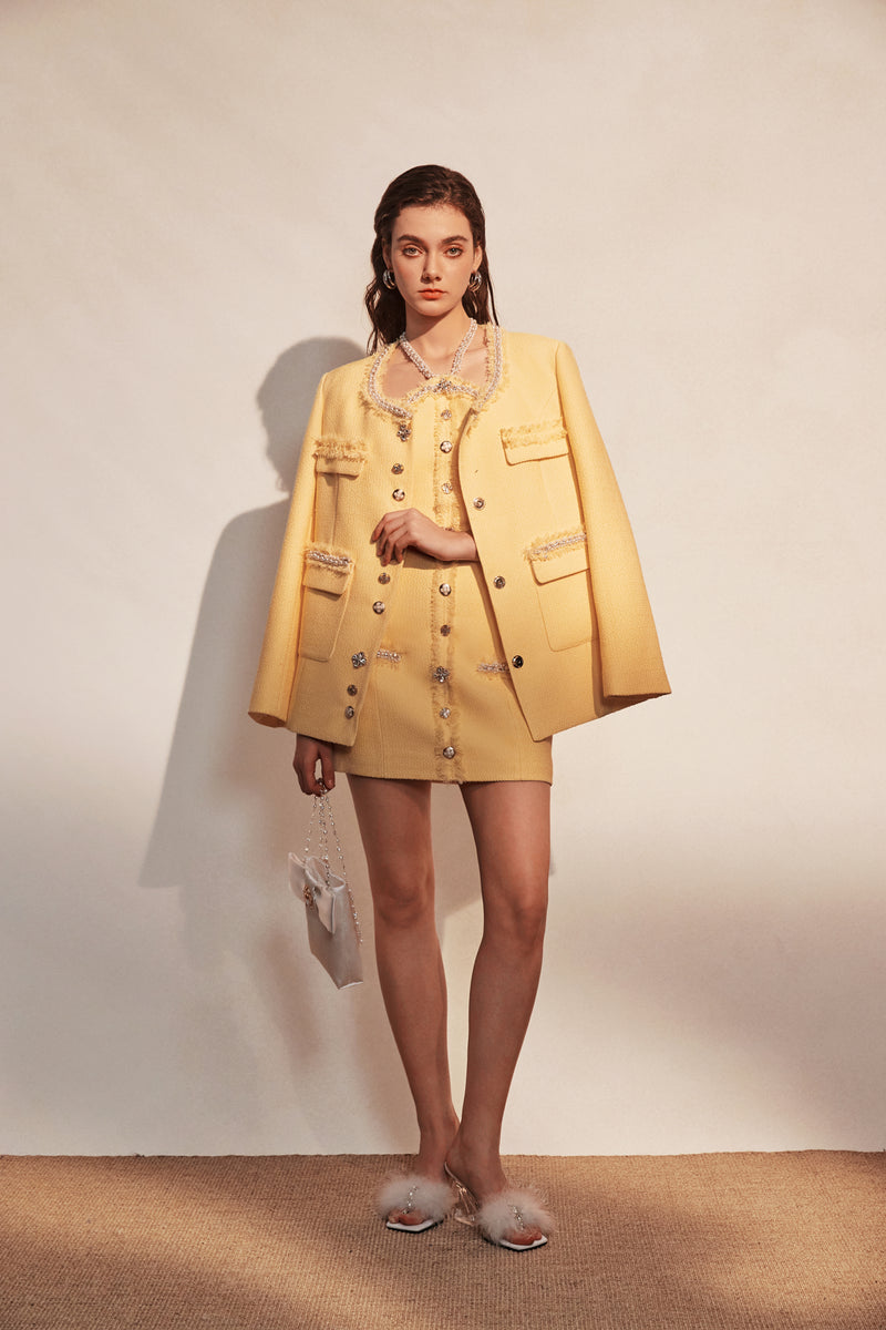 Yellow Tweed Jacket