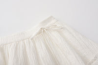 White Ramie Skirt