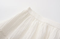 White Ramie Skirt