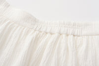 White Ramie Skirt