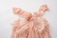 Pink Chiffon Slip Dress