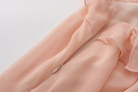 Pink Chiffon Slip Dress