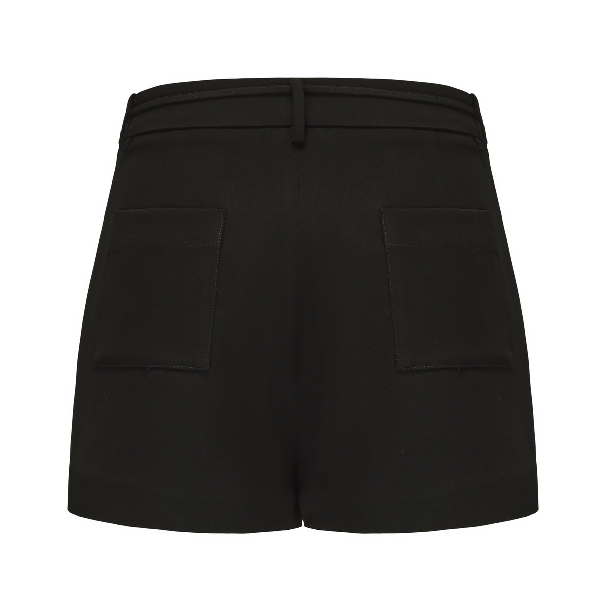 Black Tencel Shorts