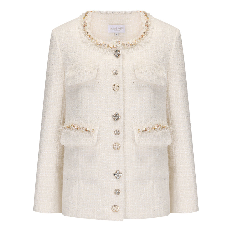 White Tweed Jacket