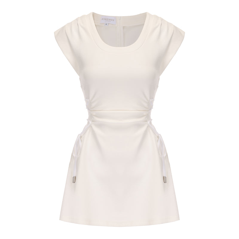 White Aline Dress