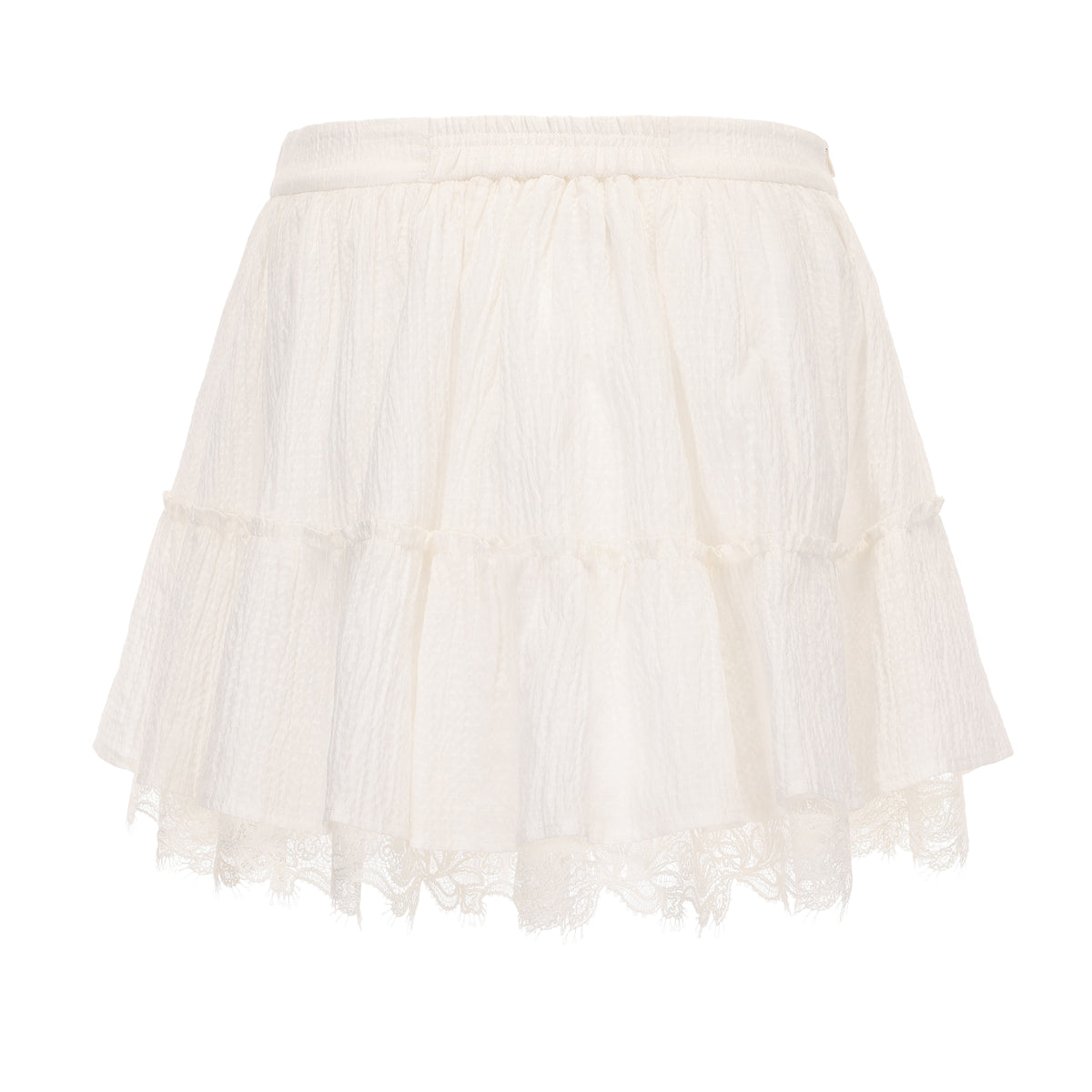 White Ramie Skirt