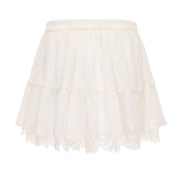 White Ramie Skirt