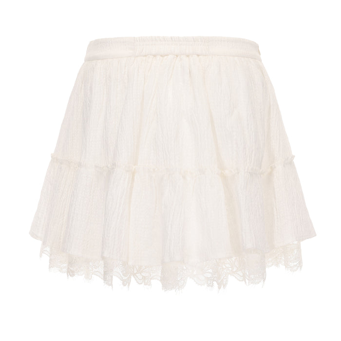 White Ramie Skirt