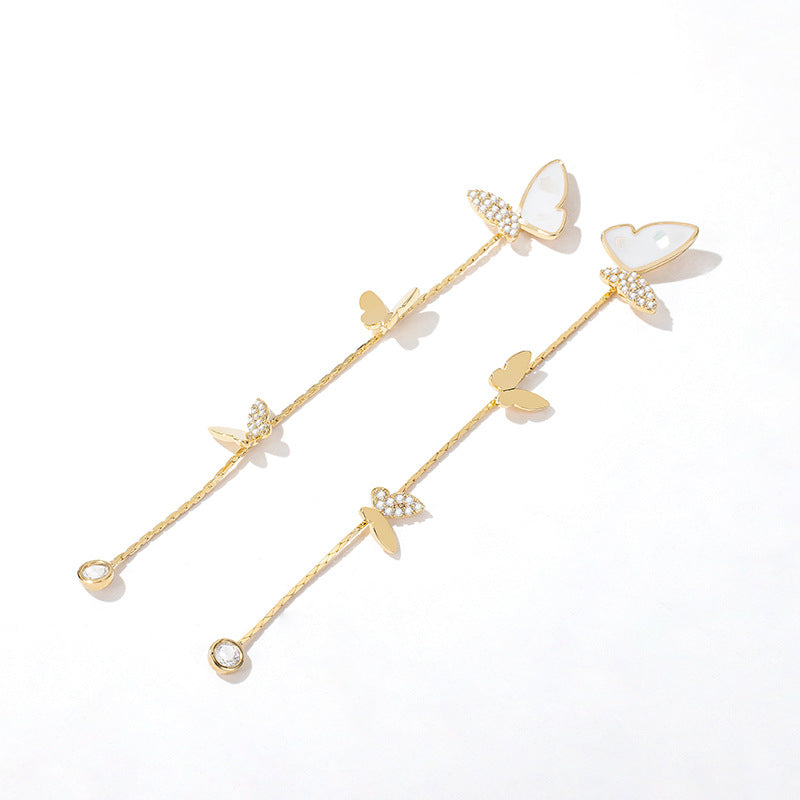 PEARLY BUTTERFLY EARRING