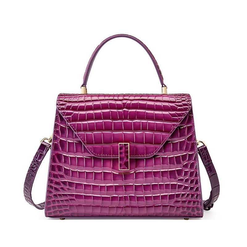 LISA CROC HANDBAG