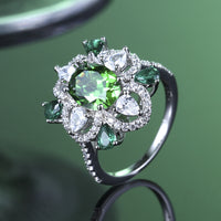 EMERALD FLORA RING