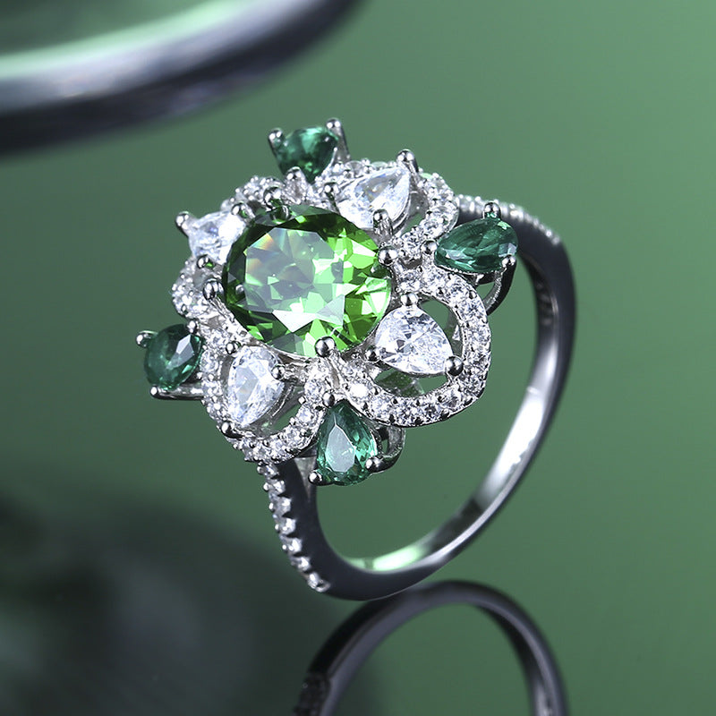 EMERALD FLORA RING