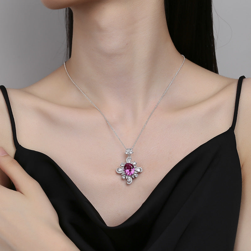 PINK CROWN NECKLACE II