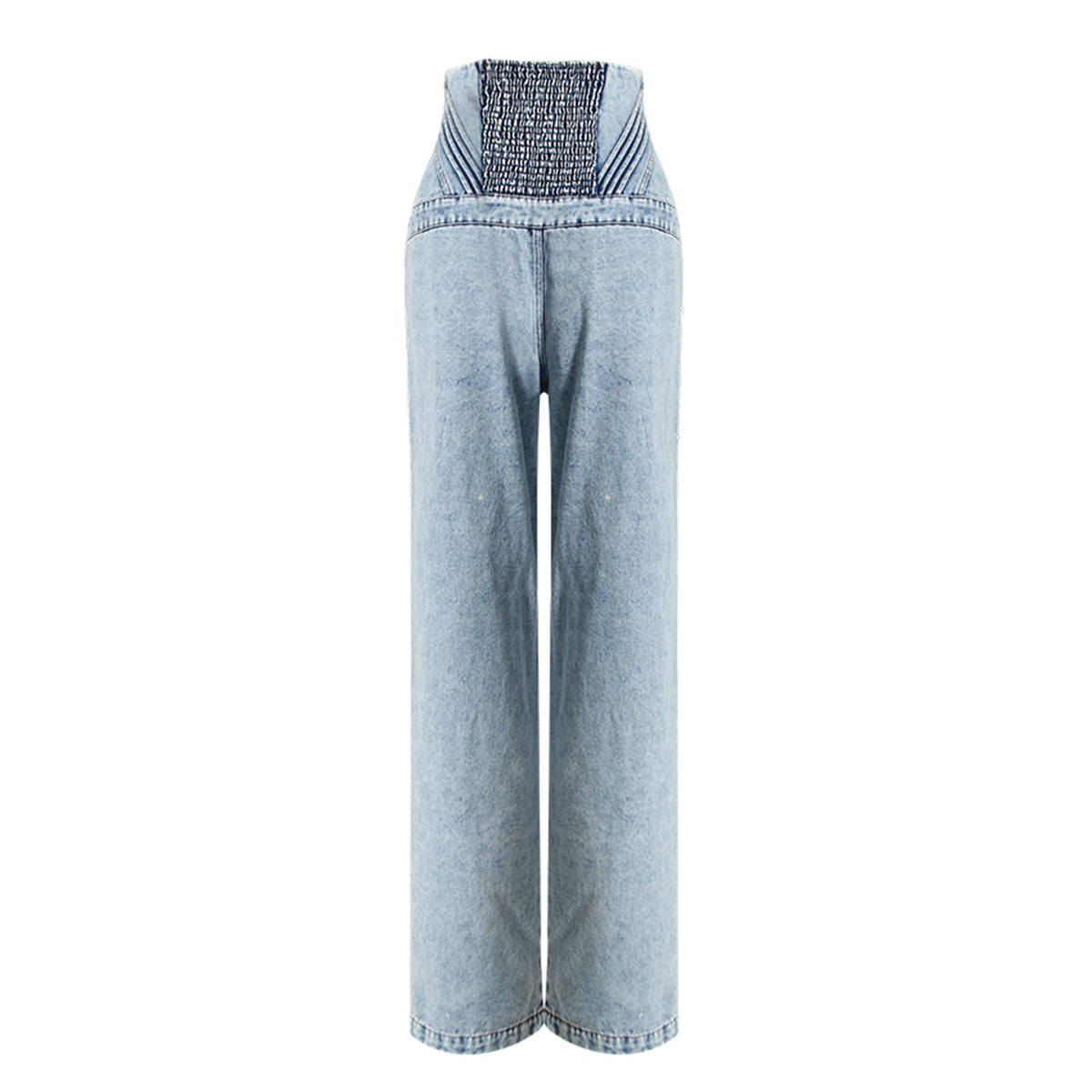 DENIM CORSET PANTS