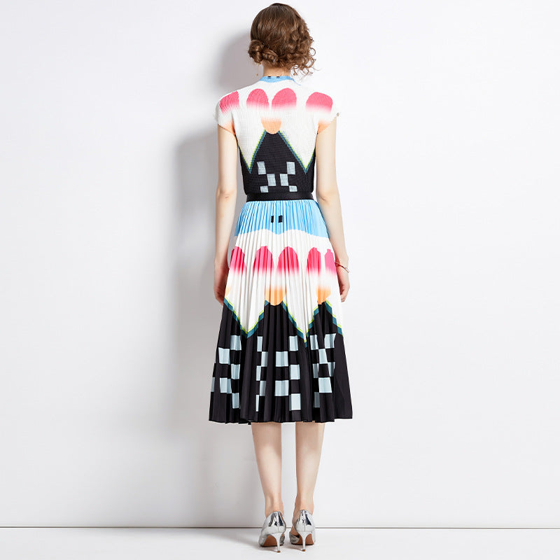 FLORA ABSTRACT DRESS III