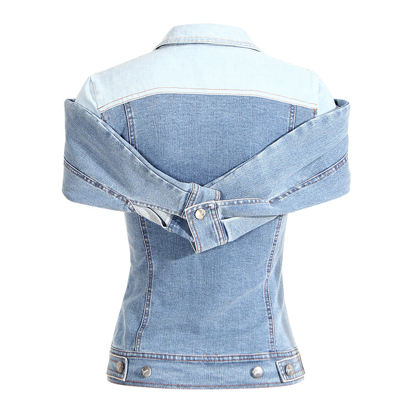 DENIM SHOULDER JACKET