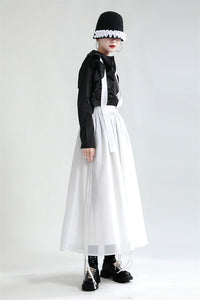 GATHERED JUMP SKIRT