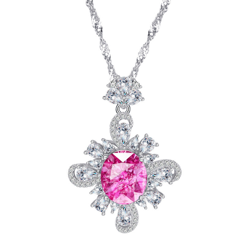 PINK CROWN NECKLACE II