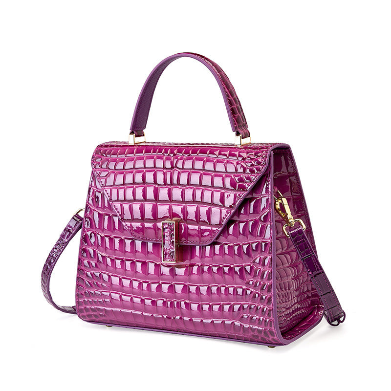 LISA CROC HANDBAG