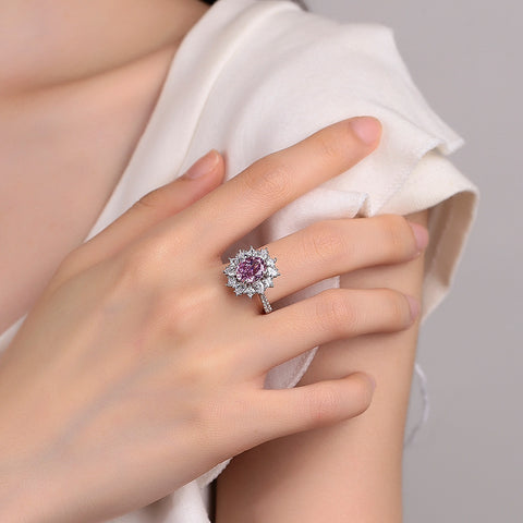 PINK OVAL RING II