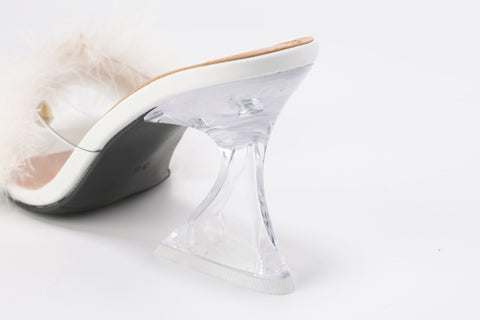 Ostrich Hair Heels