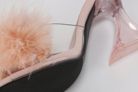 Ostrich Hair Heels