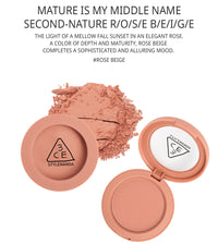 MOOD RECIPE FACE BLUSH #ROSE BEIGE