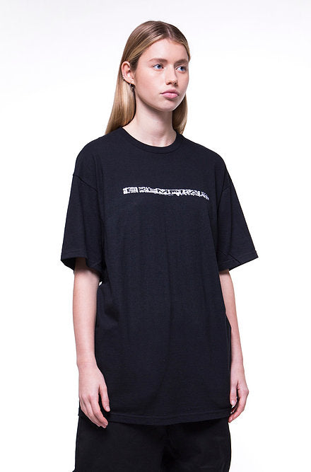 SHORT SLEEVE TEE IN BLACK