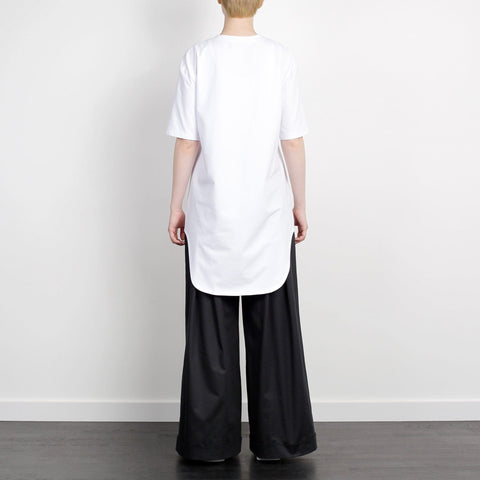 ELONGATED LOGO T-SHIRT WHITE