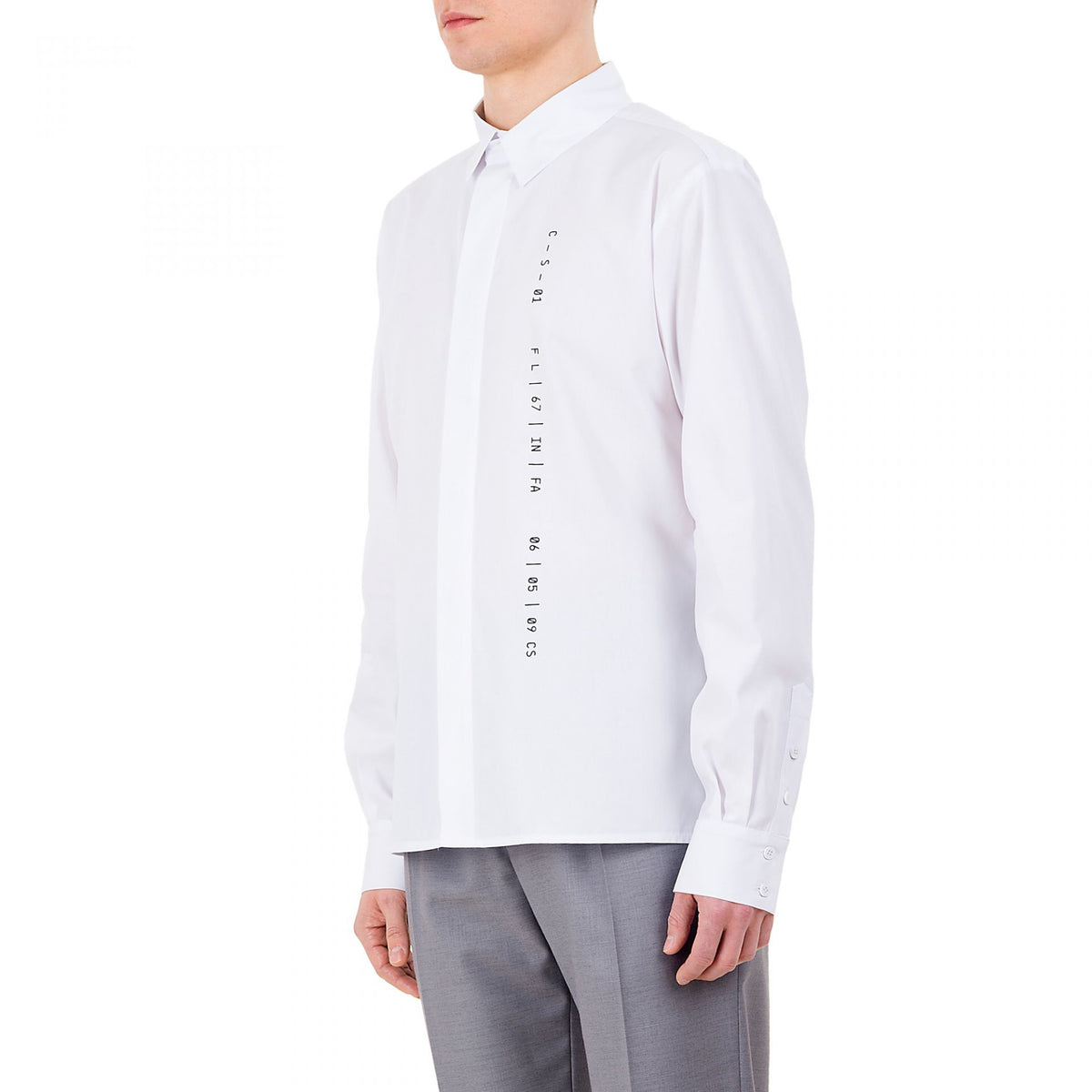 CLASSIC CODED SHIRT WHITE