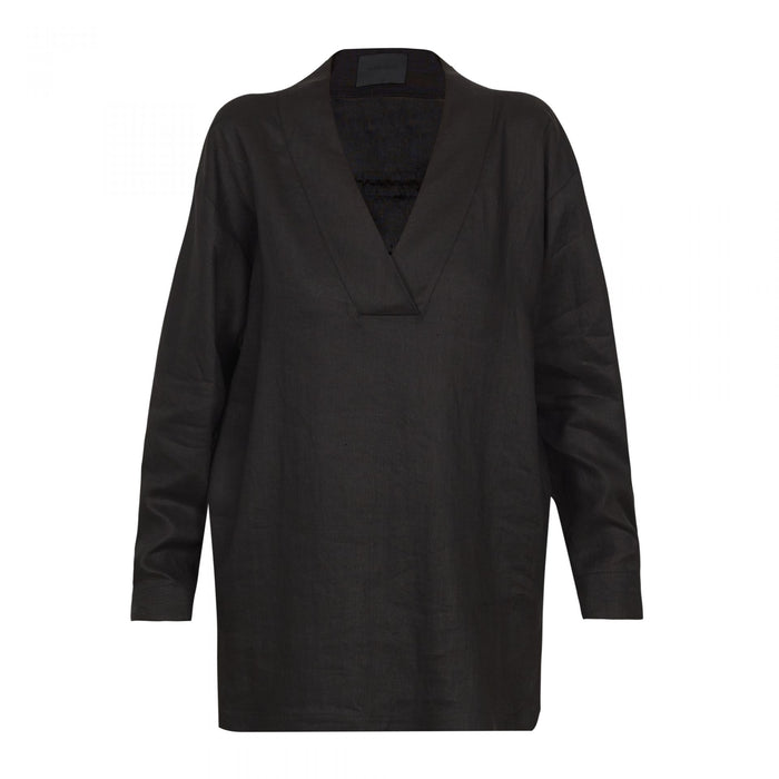 SHIRT KIMONO BLACK