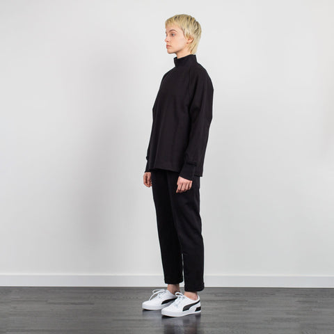 RAGLAN SLEEVE TURTLENECK BLACK