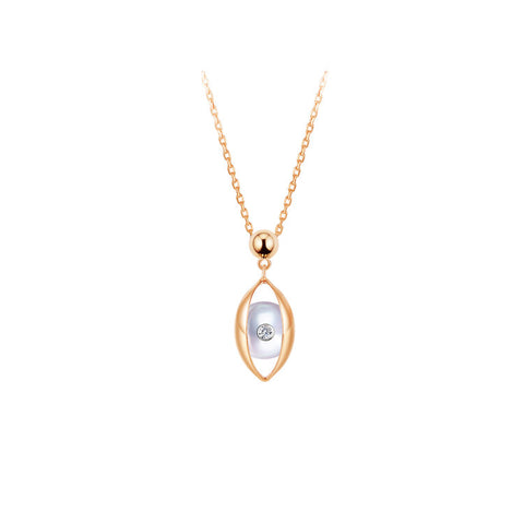 THE EYE-NECKLACE ROSE GOLD